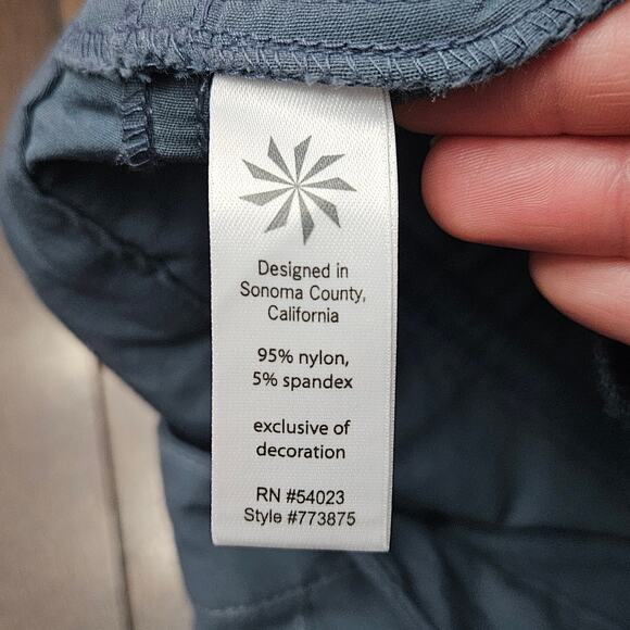 Athleta The Dipper Cargo Pants Womens Size 10 Gray Low Rise Vintage Y2K Utility - Picture 12 of 12